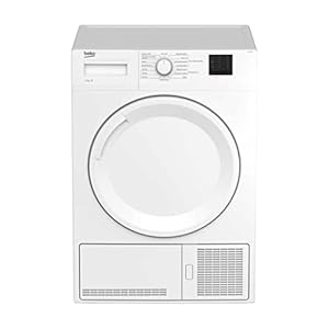 Beko DCU 8230 N b100 condensdroger, 15 programma’s, FlexySense, elektronische vochtmeting, 8 kg laadcapaciteit, kinderbeveiliging, express-programma