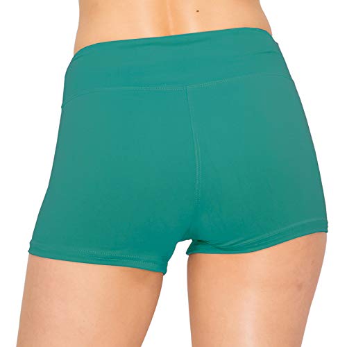 Image of ALWAYS Yoga Shorts for Women - High Waisted Workout Biker Shorts for Yoga, Running & Under Dress Anti-Chafing Comfort