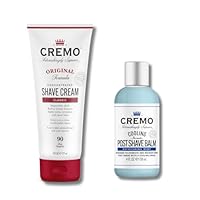 CREMO - Barber Grade Shave Regime |Shave Cream & After Shave Balm