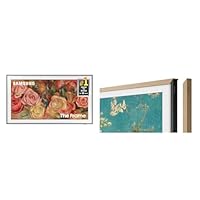 Samsung 4K The Frame 55'' TV with Teak Bezel