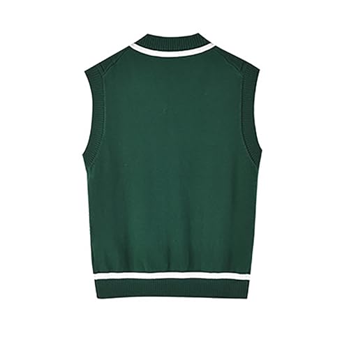 LittleSpring Neutral Boys Girls School Uniform V-Neck Sweater Vest2