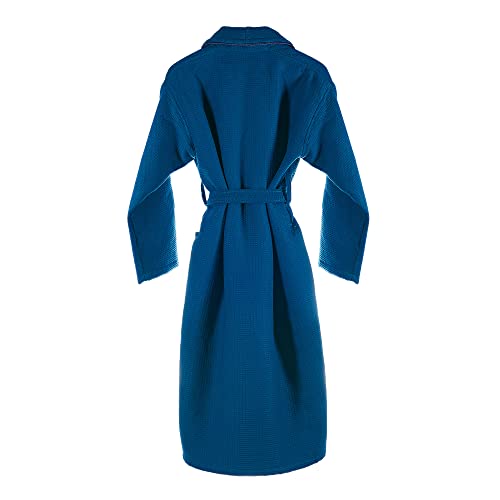 Well Home MOBILIARIO & DECORACIÓN Robe S/M 360 g/m2 Bee's Nest 100% Cotton Navy Blue, S-M - Image 3