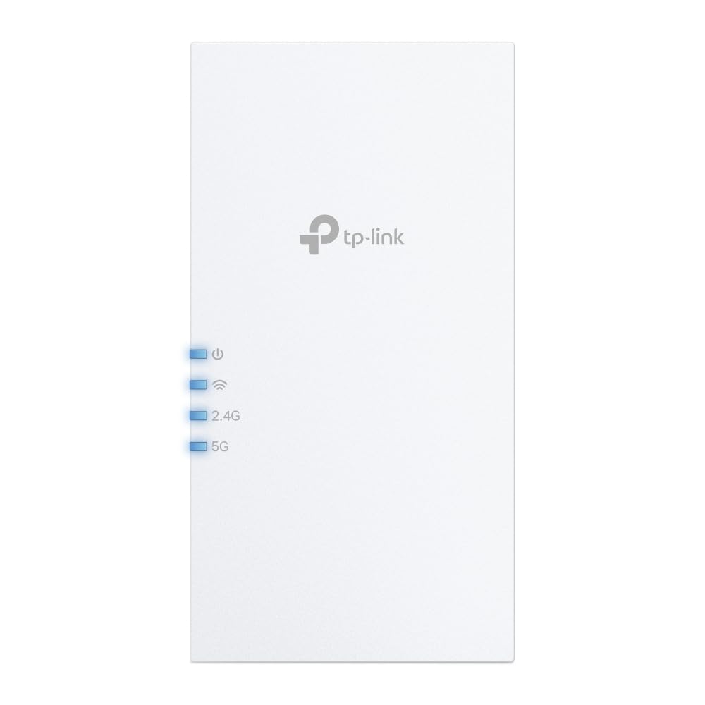 TP-Link RE220BE - Amplificatore Wi-Fi 7 Wi-Fi BE3600, Dual Band Range Extender fino a 2882 Mbit/s (5 GHz) + 688 Mbit/s (2,4 GHz), EasyMesh, 1 porta LAN Gigabit, MLO, WPA3, MU-MIMO, Kompa