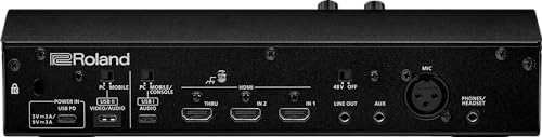 Roland BRIDGE CAST X Dual Bus Gaming Mixer & Video Capture Pro Audio Streaming Interface for Online Gamers & More 32-Bit Hardware DSP USB-C Windows and Mac Connectivity XLR Mic Support - Image 2