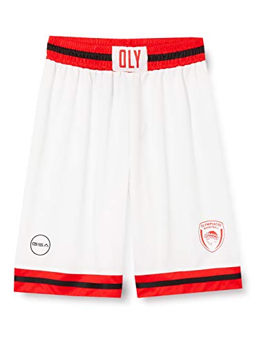 Short de Match Officiel Olympiacos pour Enfant et Ado Coupe Unisexe