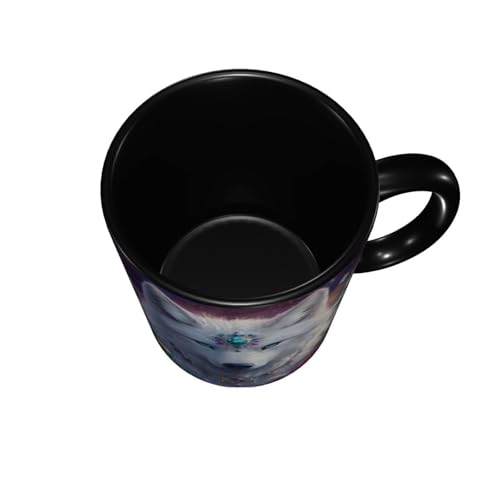 Taza de cerámica 11 oz para café y té miniatura 4