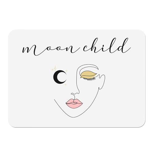 Napperons de table liège Moon Child au design minimaliste épuré