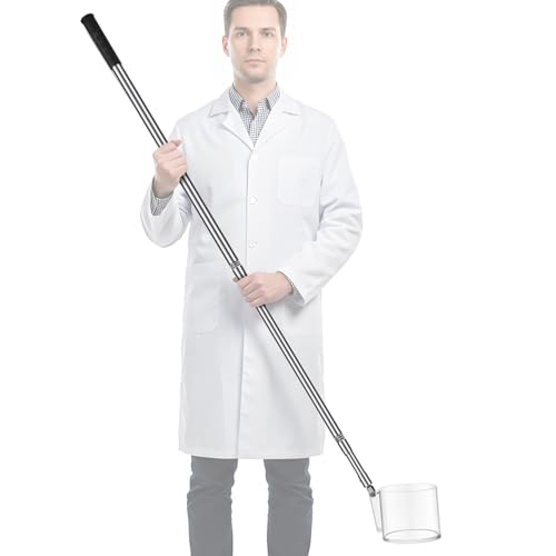 Maxdot 6' Water Sampler Dipper 500ml Capacity Acrylic Pendulum Beaker Sample Ladle for Laboratory Supplies Dipper