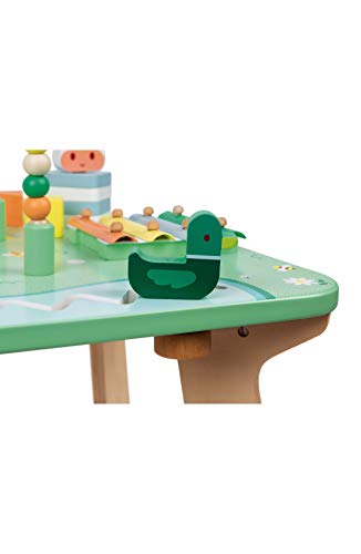 Table d'éveil bébé Janod 12 mois et plus avec 7 activités en bois - 6