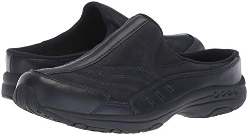 Easy Spirit Women's Traveltime 234 Clogs, Navy Leather, 8.5 Narrow #TOP7