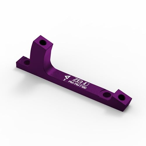 Adaptateur rotor PM étrier avant 180 violet Zeno pour freins VTT