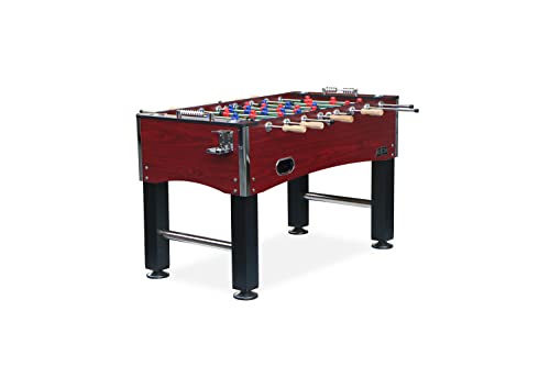 KICK Royalton 55" Foosball Table – Full-Size Indoor Foos Ball Table for Adults – 6 Premium Balls, Chrome Rods, Wooden Handles, 5" Adjustable Leg Levelers, Sliding Score Keeper - Thumbnail 2