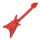 Cabilock Aufblasbare Jahre Rockgitarre Partydekoration Inflatable Instrument Modell für Musik und Themenpartys Leichtes Tragbares Deko Accessoire für Liveband und Konzert Zufällige Farbe