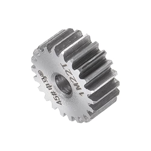 Image of HARFINGTON 2pcs Straight Spur Gear 6mm Bore 22T Mod-1 Hardened 45# Steel Spur Diff Differential Motor Gear RC Car Replacement Parts