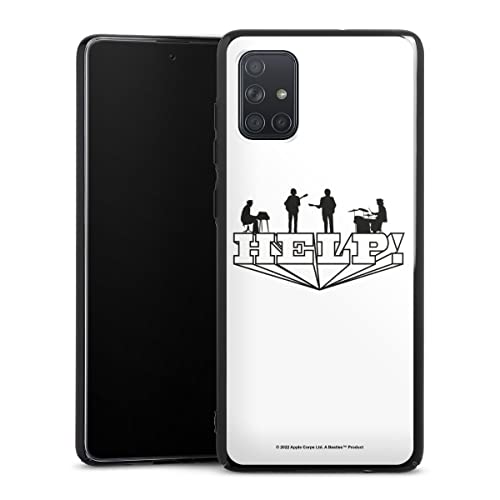 DeinDesign Coque Compatible avec Samsung Galaxy A71 Étui Housse The Beatles Help! Rock ‘n’ Roll - Les Beatles, Paul McCartney, John Lennon, RIngo Starr, George Harrison DeinDesign Coque Compatible avec Samsung Galaxy A71 Étui Housse The Beatles Help! Rock 'n' Roll
