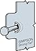 Simpson Strong-Tie LUS28 LUS Galvanized Face-Mount Joist Hanger for 2x8 (Pack of 50)