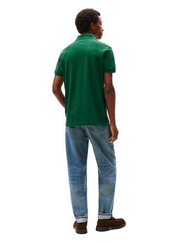 Image of Tommy Hilfiger Men's Short Sleeve Polo Shirts in Classic Fit with Stretch and Organic Pique Cotton