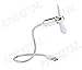 r2digital® Mini Ventilatore USB per PC Notebook Netbook Tablet o Anche POWERBANK Cavo Flessibile SNODABILE Portatile