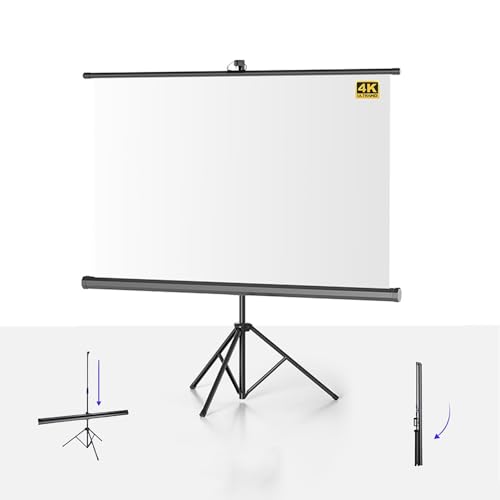 Pantalla portátil para proyector 72 pulgadas con tripode miniatura 1
