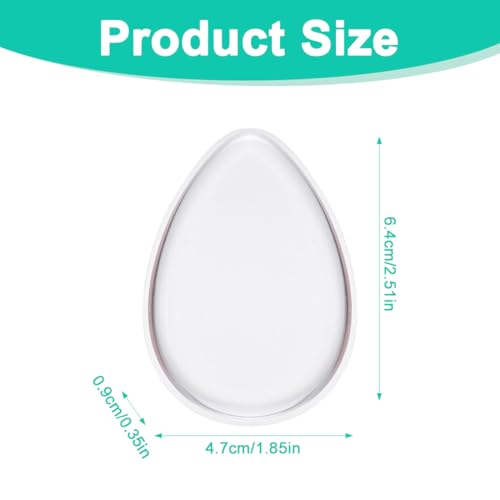 ZAMXHUG 2pcs Silikon Make-up Schwamm - kosmetischer Schwämme des Silikons für Make-up, Make-up und Schwamm flüssiges Foundation Make-up oder korrigierender Schwamm Applikator