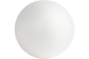 2 Piece 12-Inch Styrofoam Balls: Perfect for Crafting, DIY, Kids' Art, Weddings,...