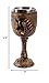 Pacific Giftware Egyptian Anubis God of Underworld Golden Wine Goblet Stainless Steel Liner 6oz