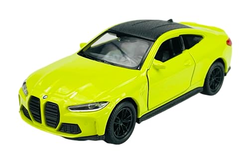 Welly B-M-W M4 G82 Grun ca 1/34-1/39 Metall Modell Auto Die Cast Neu im Kasten