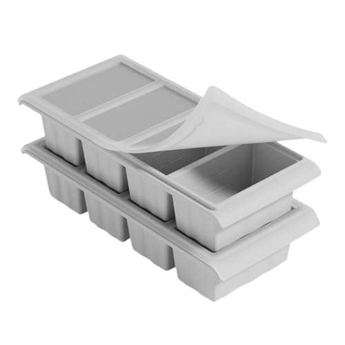 Silicona para sopas de congelador – Antifugas reutilizables alimentaria | para cubitos de silicona para congelador – Para caldo, sopa, sopa, sopa, salsa, preparación de comidas, congelación, cocción
