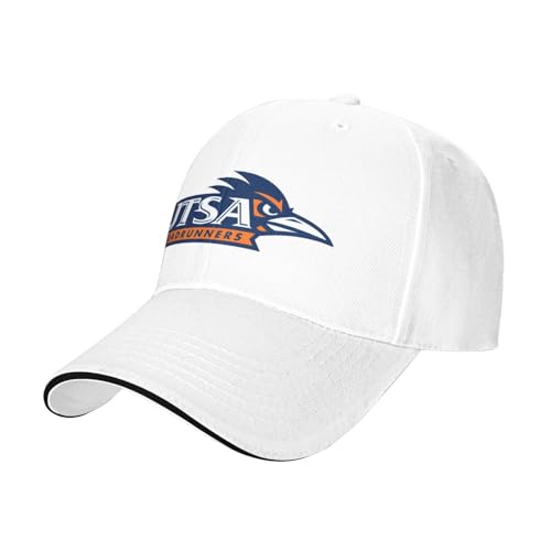 UTSA Roadrunners Unisex Baseball Caps Sandwich Caps Dad Hat Casual Hat White