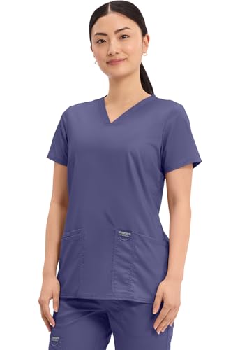Image of Cherokee Medical Women's Scrub Top V-Neck Modern Classic Fit with 3 Pockets, Ultra Soft and 2-Way Stretch Fabric - WW620