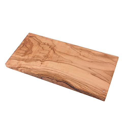 Planche en bois d'olivier - Planche à découper rectangulaire - 25 x 15 cm