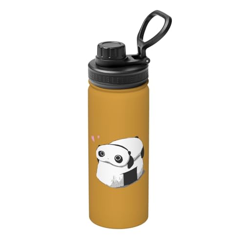 かわいいパンダ サーモス スポーツボトル 保温 保冷 サーモス 水筒 真空断熱ケータイマグ 水筒 直飲み ステンレス おしゃれ 軽量 アウトドア 大人 ステンレスボトル ブラック