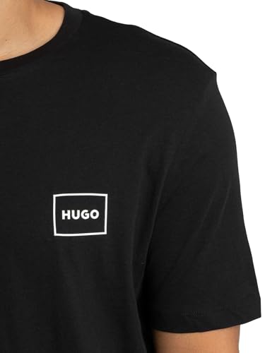 Hugo Lot de 2 t-Shirts Homme anti-déformation col rond durable