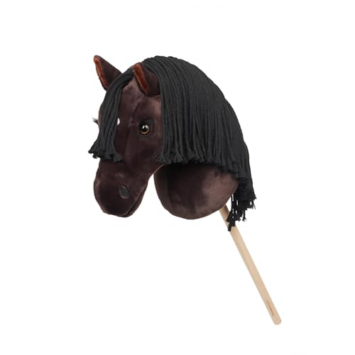 LeMieux Hobby Horse Freya - Soft Brown Coat - Realistic Head - Perfect for Kids