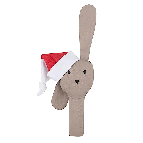 ベビーガラガラおもちゃ動物かわいいハンドベルぬいぐるみベビーサウンドソフト長い耳綿ぬいぐるみ人形クリスマス Gi 早期教育