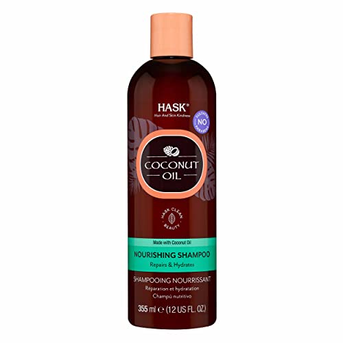 HASK Nourishing Coconut Shampoo, for all hair types, colour safe, and cruelty-free - 1 355mL Bottle - Image 3