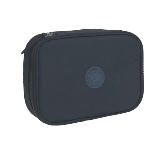 Estojo Box Grande BakPak Unissex BP25E22 Quadrado Divisória (Azul Escuro)