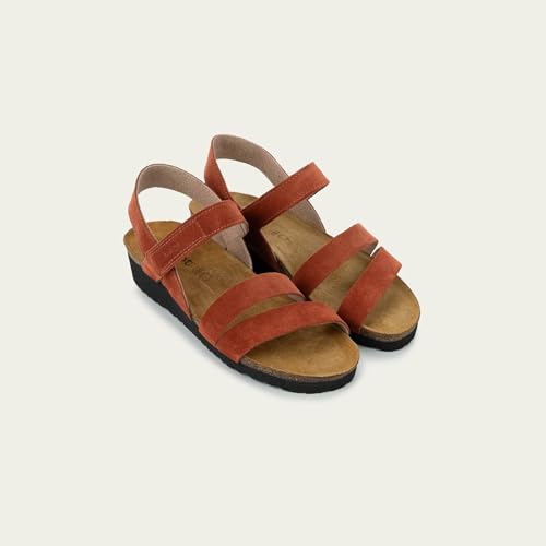 Image of NAOT Kayla Women's Sandals - Supportive 3-Strap Design with Backstrap, Cork & Latex Footbed - Arch Support - Travel-Friendly Comfortable Walking Sandals for All-Day Wear
