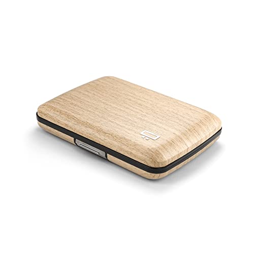 Image of OGON -DESIGNS- Slim RFID Blocking Aluminum Card Holder Wallet - OSLO