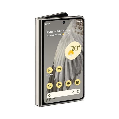 Google Pixel Fold – Android-5G-fähiges-Smartphone ohne SIM-Lock mit Tele- und Ultraweitwinkelobjektiv – Faltbares Displa...