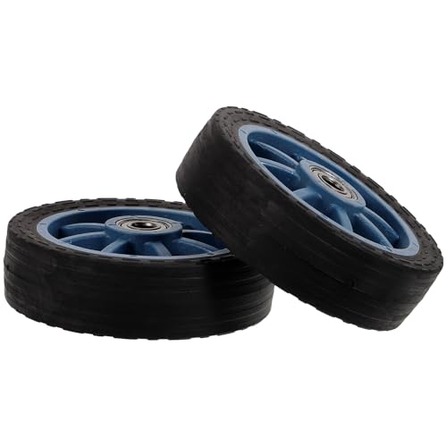 DECHOUS 2個 大号耐荷重キャスター車椅子用ユニバーサル多目的ホイール 台車 手拉車 行李用交換部品 安定構造で運搬補助