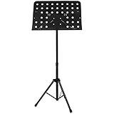 Universal application: suitable for a variety of instruments, including piano, guitar, and band ensembles, providing stable support,foldable music stand portable,piano music stand Durable material: made from professional grade materials, ensuring dur...