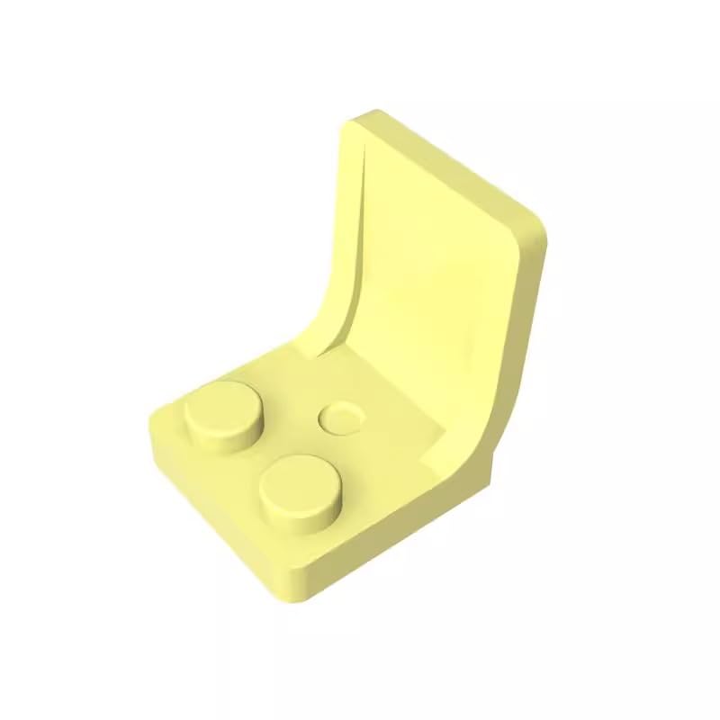 4079 Seat/Chair 2X2 50 Pieces High-Precision MOC Building Bricks Replacement Parts Compatible with Lego bricks GDS-1308 Bright Light Yellow — image 1