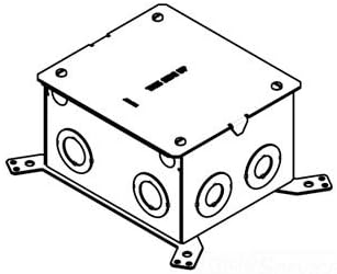 Wiremold EFBFF-OG EVO ON-Grade FF Floor Box, Multi