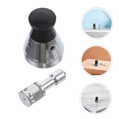 2 Sets de repuestos para olla a presión: válvula de seguridad con varilla de escape y regulador de peso para control y cocina segura miniatura 7