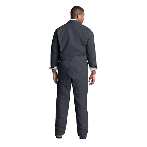 Image of Red Kap Men's Twill Action Back Coverall With Chest Pockets - Mechanic Coveralls With Concealed Zippers