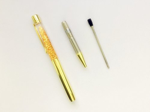 Pen Bling Sets Pen Rhinestones Crystal Metal Ballpoint Pens Fine Black Ink Office Supplies(Package Of 4) #TOP6