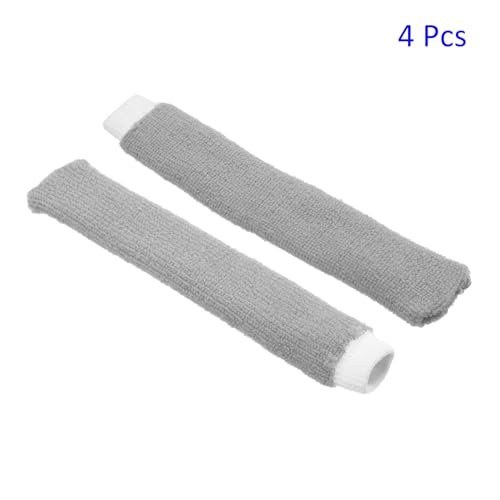 M METERXITY 4 Pack Badminton Towel Overgrip, Nylon Anti-Skid Sweatband Tennis Racquet Grip - Image 4