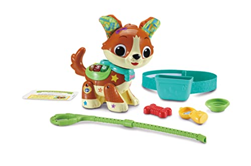 VTech Let's Go Action Pup |Interactive Pretend Play Puppy with Colours & Numbers | Suitable for Ages 18 - 36 Months, English Version