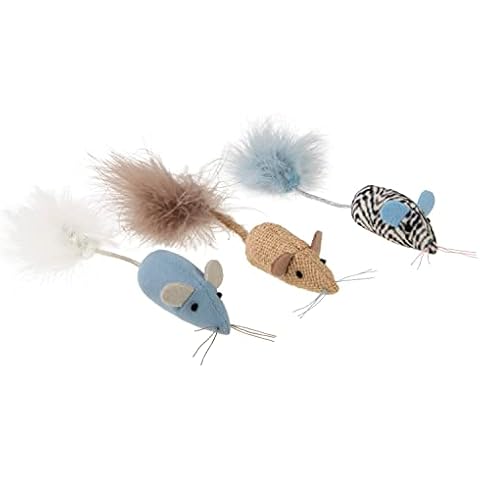 SmartyKat Instincts 3-Pack Catnip Caravan Mice Plush Cat Toys Cover